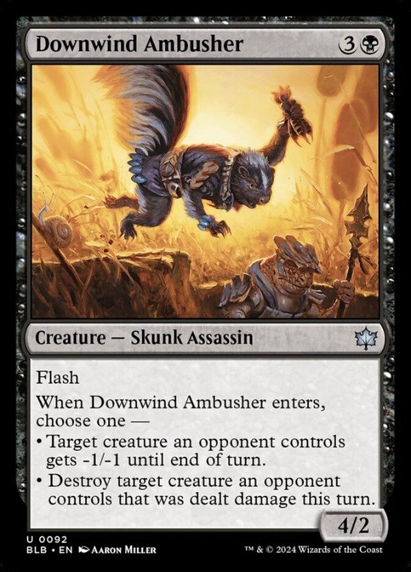 Producto - Downwind Ambusher #92  Bloomburrow