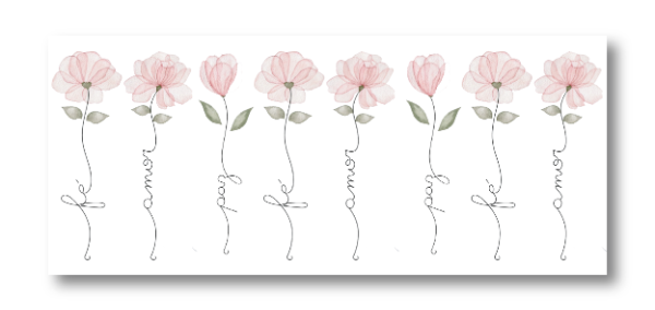 Producto - DTF UV 20x8cm - FRASES FLORES