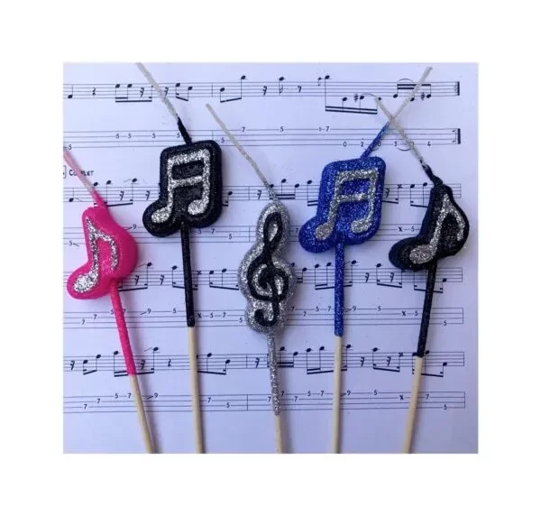 Producto - Velas notas musicales