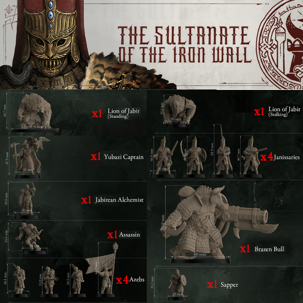 Producto - Sultanato del Muro de Hierro - Paquete de Miniaturas de Trench Crusade