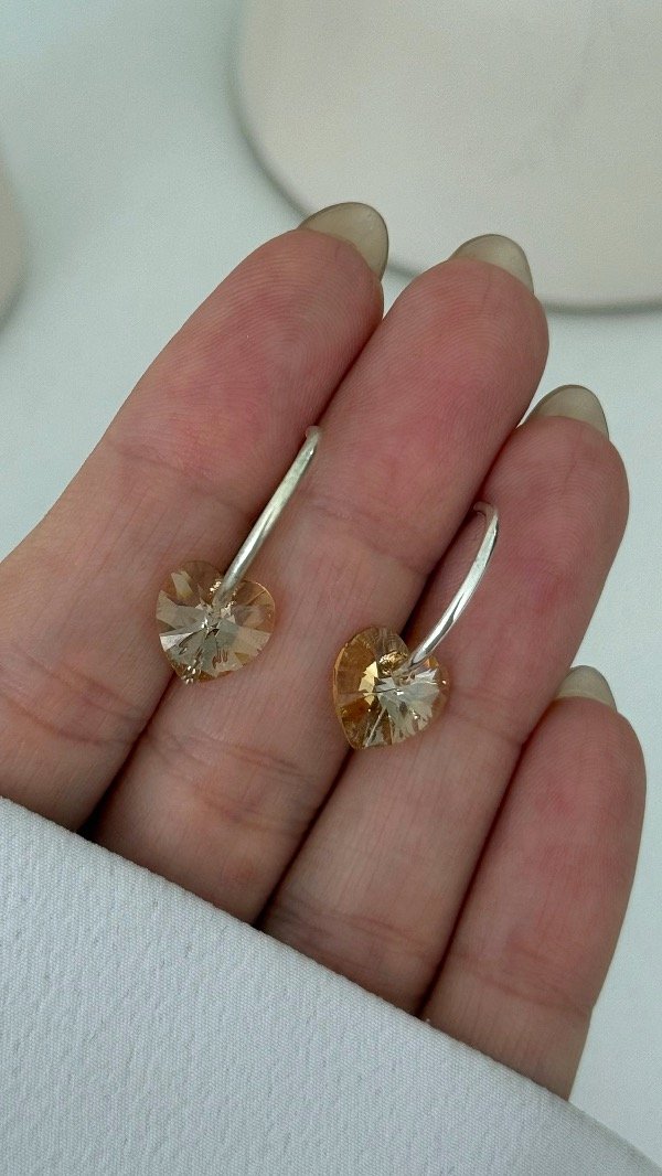 Producto - Argollas Burgos ambar 1,6cm P925