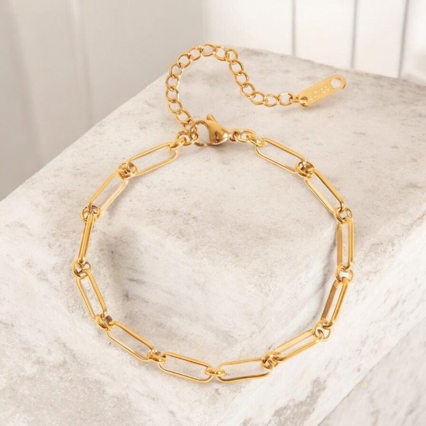 Producto - Pulsera Chain eslabones tipo clip de papel