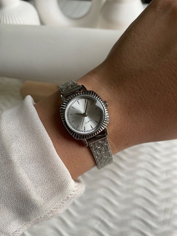 Producto - Reloj Luna Plateado