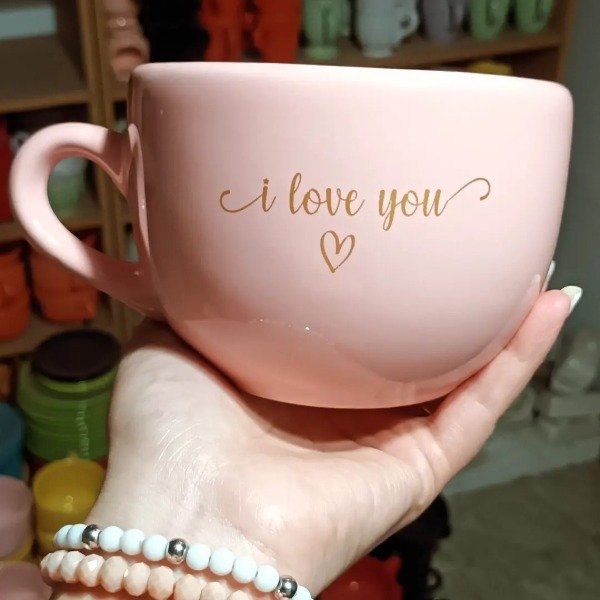 Producto - TAZON XL COLOR ROSA AMOR 3