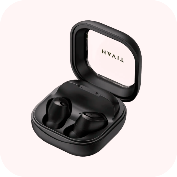 Producto - Auriculares  Havit  inalambricos TW979 bluetooth NEGRO - 1