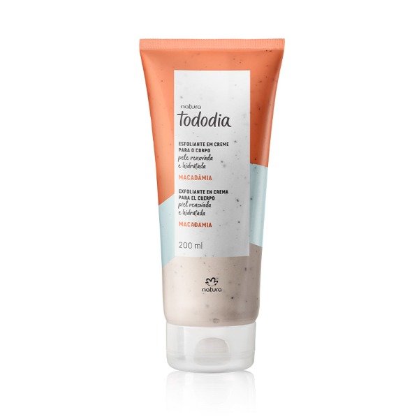 Producto - Crema Exfoliante Corporal 200ml "Macadamia" - Natura Tododia