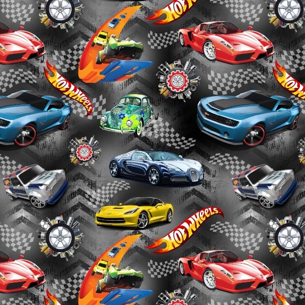 Producto - Retazo Cordura Hot wheels 60cm