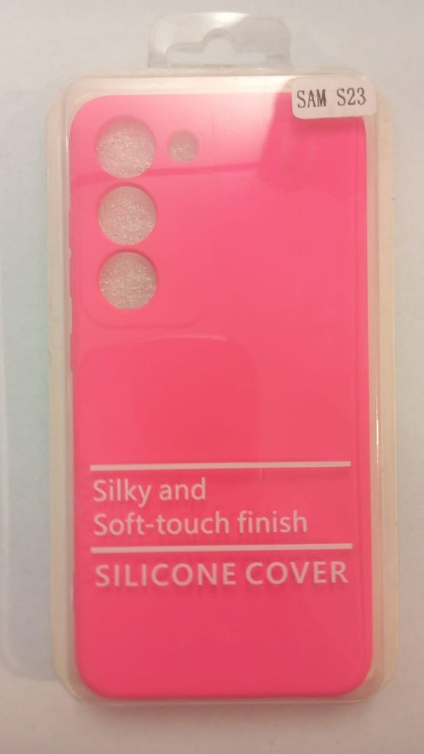 Producto - Funda Silicone Case Fucsia para Samsung S23