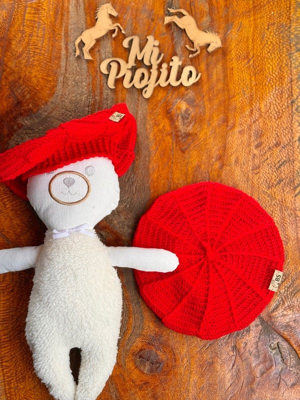 Producto - Boina Crochet Rojo