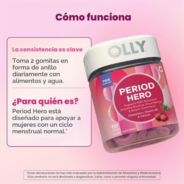 Producto - OLLY Period Hero (60 gomitas) - 3