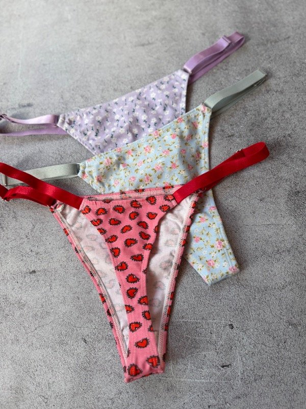 Producto - PACK x3 / Regulables Algodón (bretel 1,5cm)