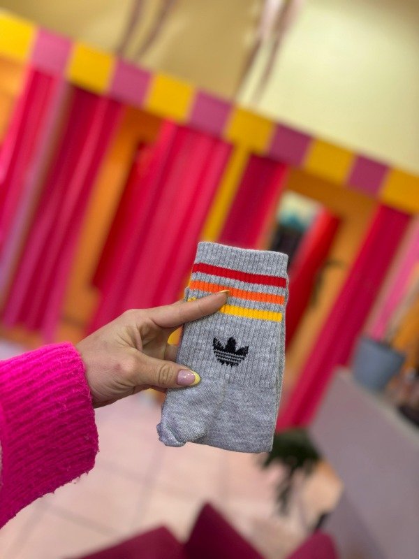 Producto - Medias media caña gris adidas