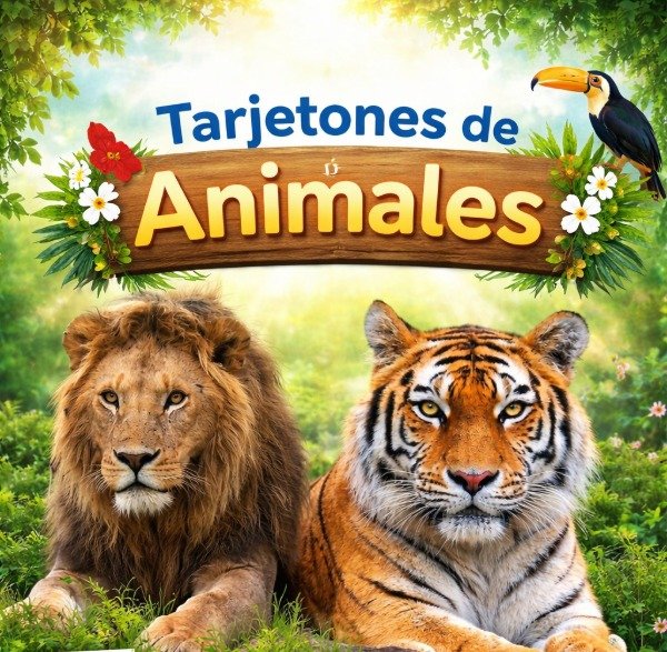 Producto - Tarjetones de animales
