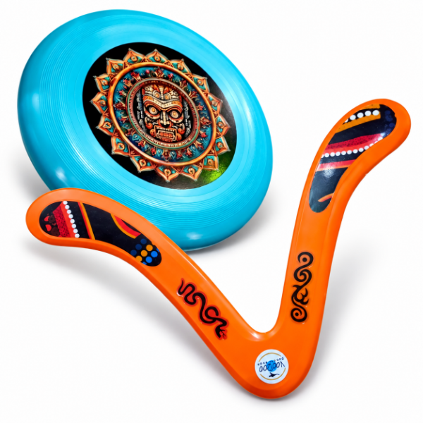 Producto - Combo Boomerang Aussie + Frisbee Profesional Voodoo - 0