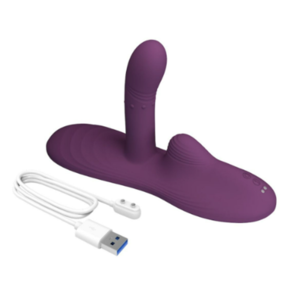 Producto - Vibrador Pretty Love Luka Love Pad con Vaivén y Calor 42 grados (Recargable) - 5