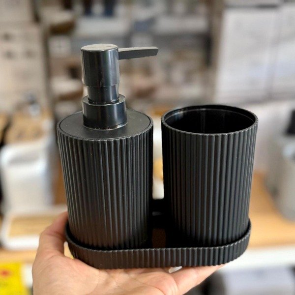 Producto - Set X3 Baño Negro CA6229