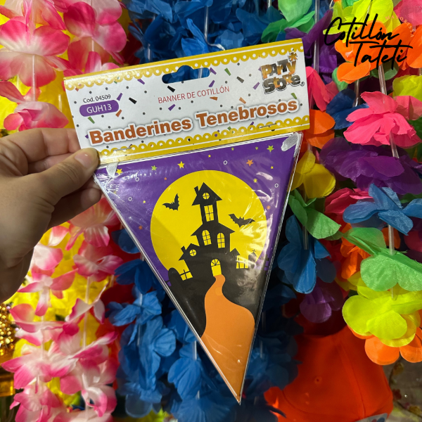 Producto - BANDERINES TENEBROSOS 14,5x18cm - 250cm