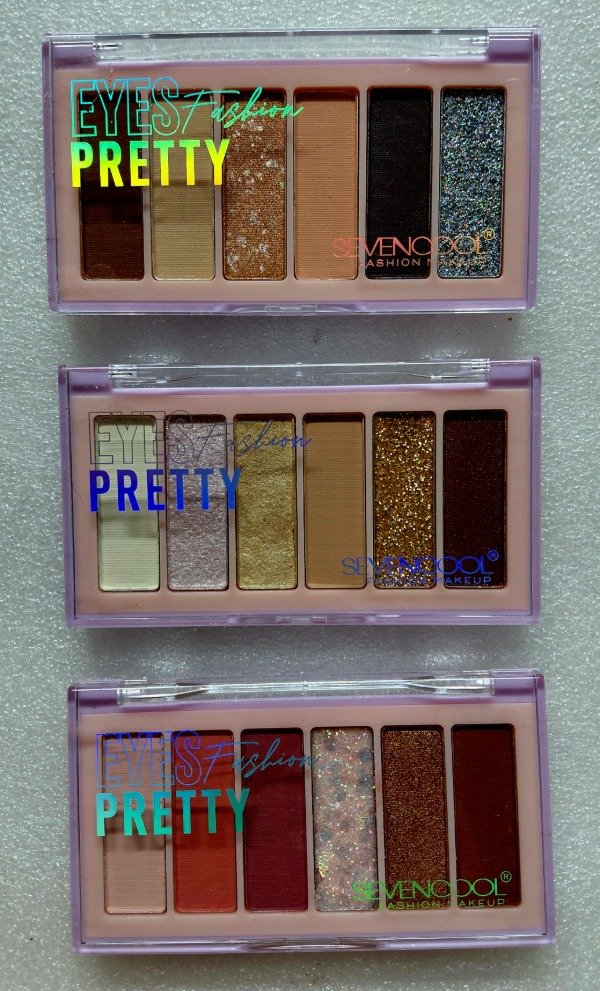 Producto - Paleta de sombras x 6 Eyes Pretty de Sevencol DNB 4/26