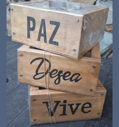 Producto - Caja madera
