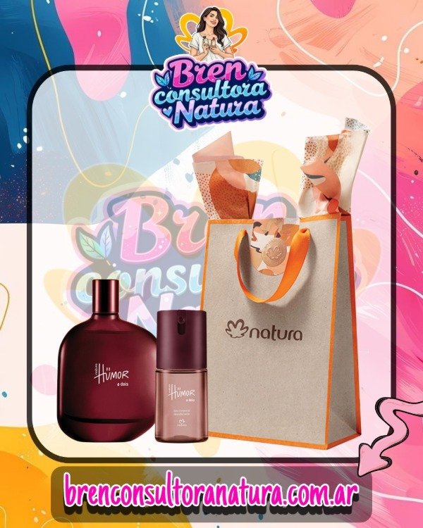 Producto - Humor A Dois eau de toilette masculino 75ml + Deo corporal A Dois 100ml