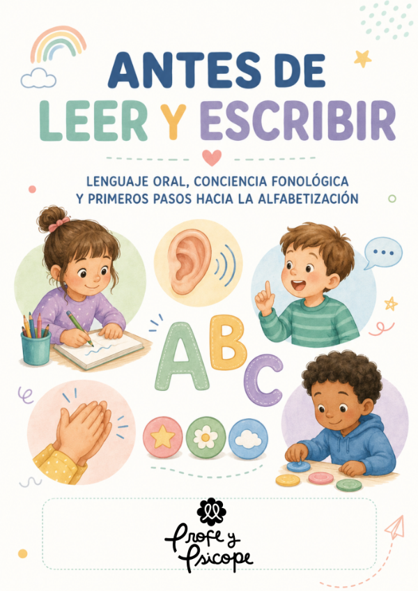Producto - Antes de leer y escribir: lenguaje oral, conciencia fonológica y alfabetización