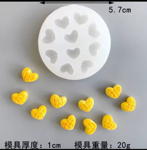 Producto - Molde mini corazones 6j3