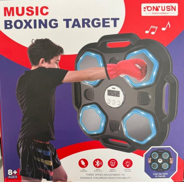 Producto - MÁQUINA DE BOXEO MUSICAL CON GUANTES