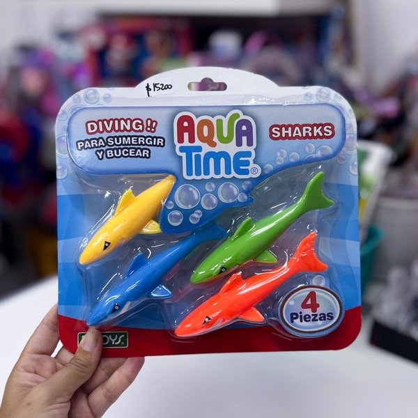 Producto - Aqua time sharks x4 DITOYS 6778