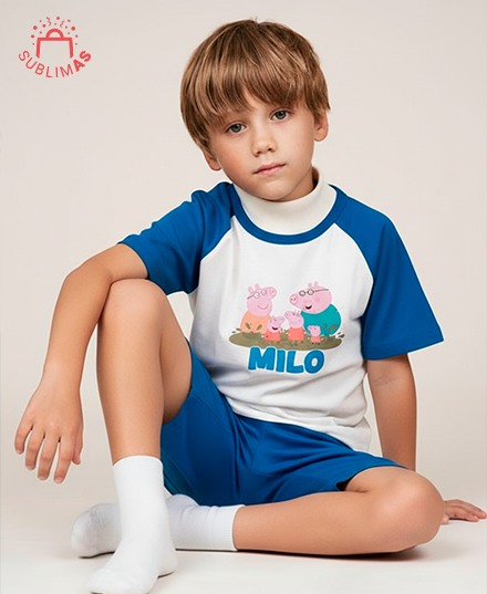 Producto - Pijama de verano manga corta Pepa pig