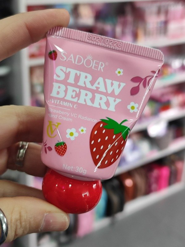 Producto - Crema para manos frutilla SADOER 30g - 0
