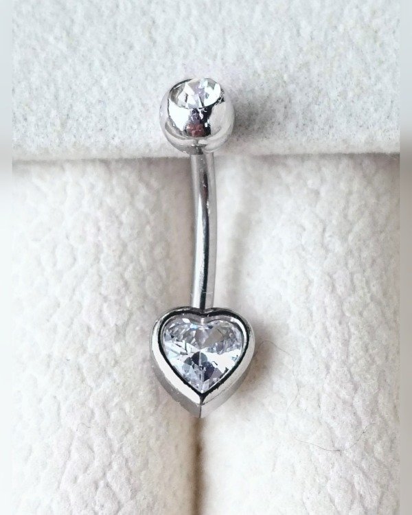 Producto - Ombligo. Corazón con Strass