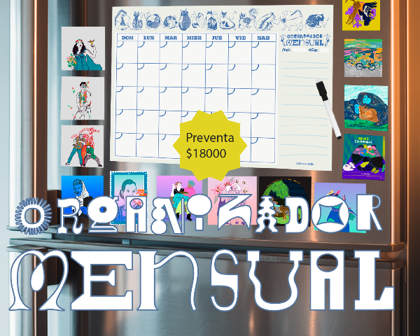 Producto - Organizador mensual imantado