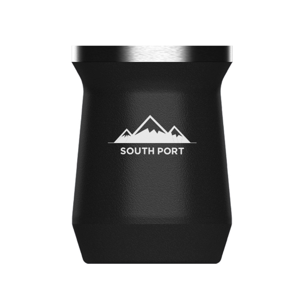 Producto - Mate acero inoxidable -236ml -térmico -black -South Port by Gadnic (TERMO02N) - 0