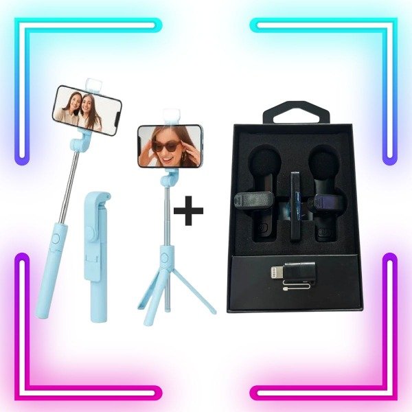 Producto - Kit Palo Celeste + Micrófono K9 - 1