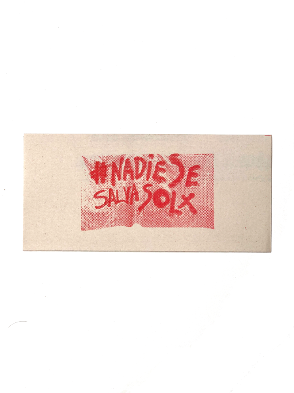 Producto - Zine Nadie se salva solx