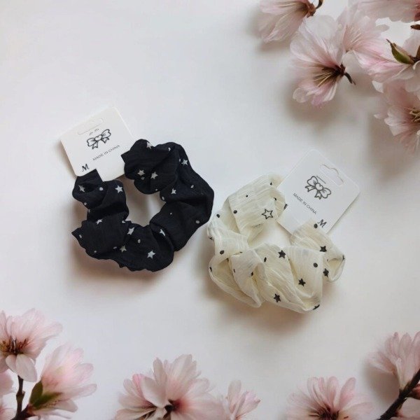 Producto - Colitas scrunchies con Estrellas.