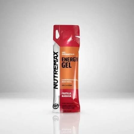 Producto - Gel energetico Nutremax Frutilla Naranja sin cafeina