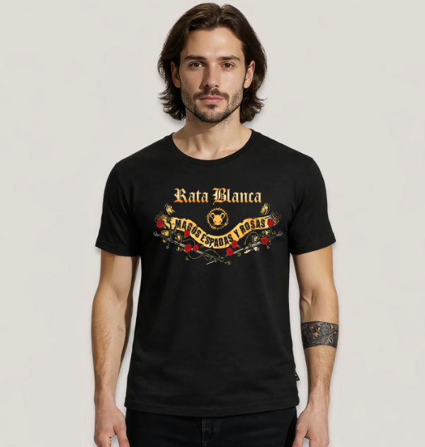 Producto - Remera Rata Blanca Rock Nacional