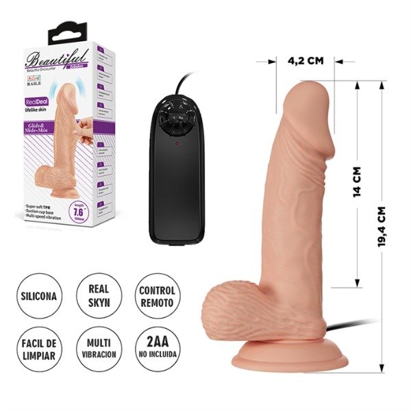 Producto - Dildo con vibracion y sopapa
