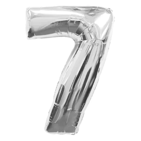 Producto - Número plateado 32' 80 cm #7