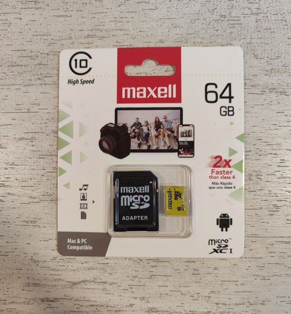 Producto - MICRO SD MAXELL 64 GB CLASE 10