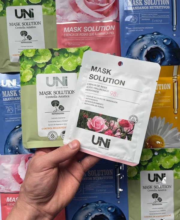 Producto - Mascarilla Facial Uni pack (surtidas) x10 unidades