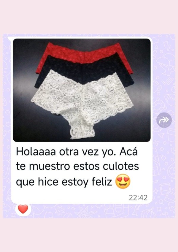 Producto - LENCERÍA HECHA POR VOS. - 4