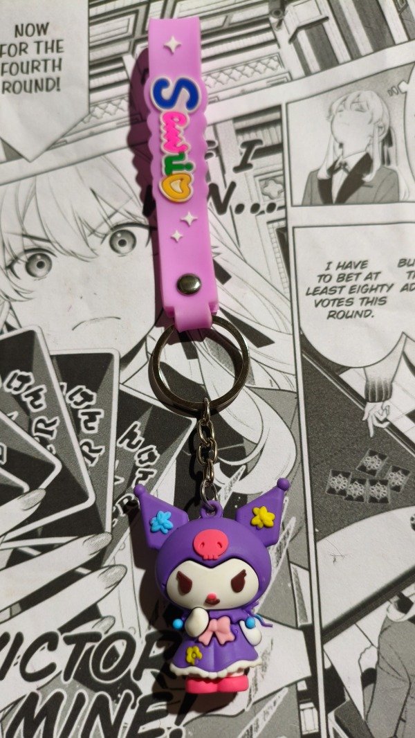 Producto - Llavero de goma kuromi 3 - 1