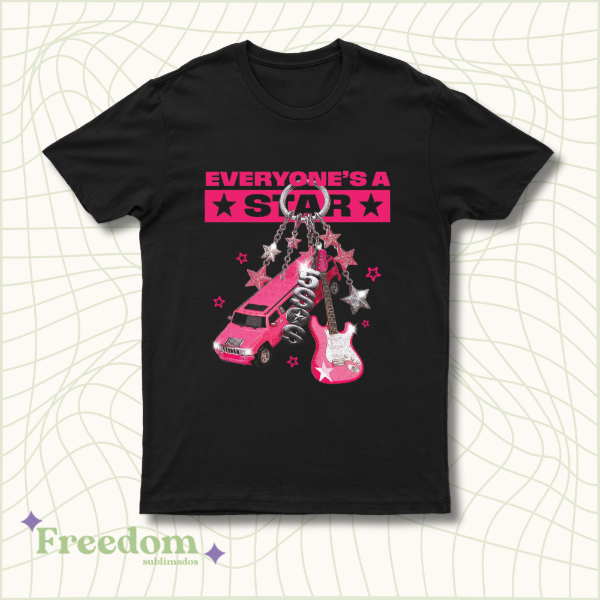 Remera Everyone's a star llavero