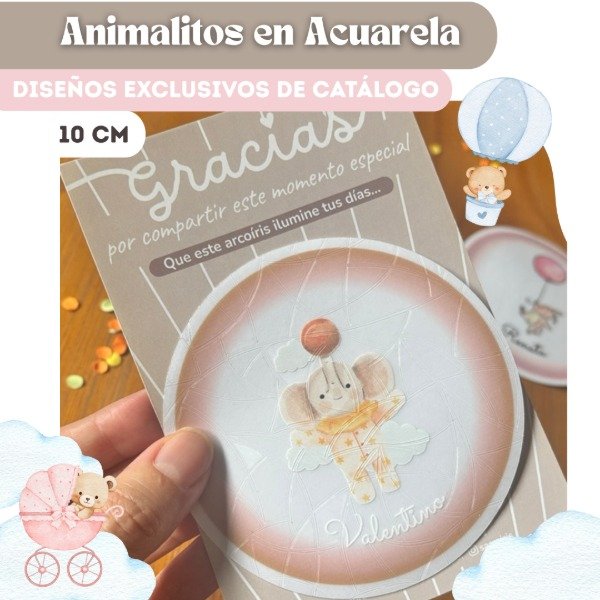 Producto - Animalitos en acuarelas