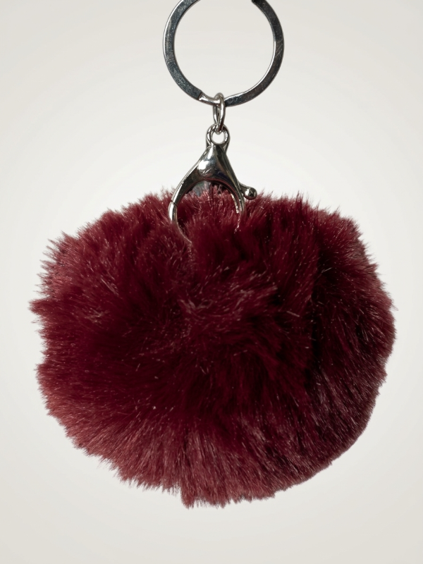 Producto - Llavero Pompon Bordo
