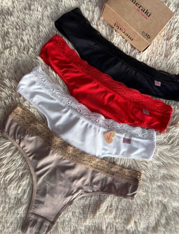 Producto - Less Microfibra con Puntilla X12 talle 42/44