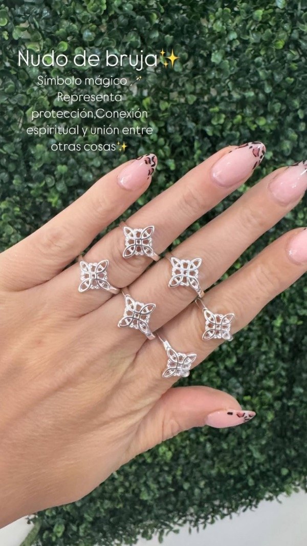 Producto - Anillo Nudo de Bruja Plata 925