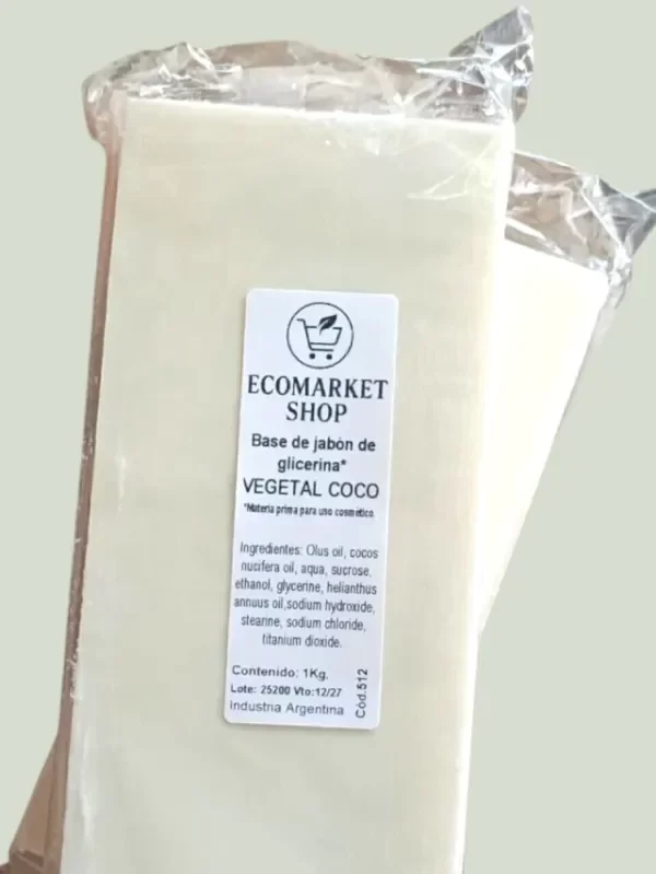Producto - Jabón en Barra Coco Vegetal